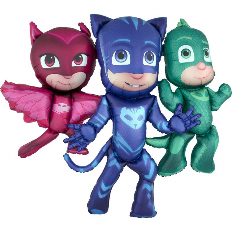 Шар Ходячая фигура, Герои в масках в упаковке / PJ Masks