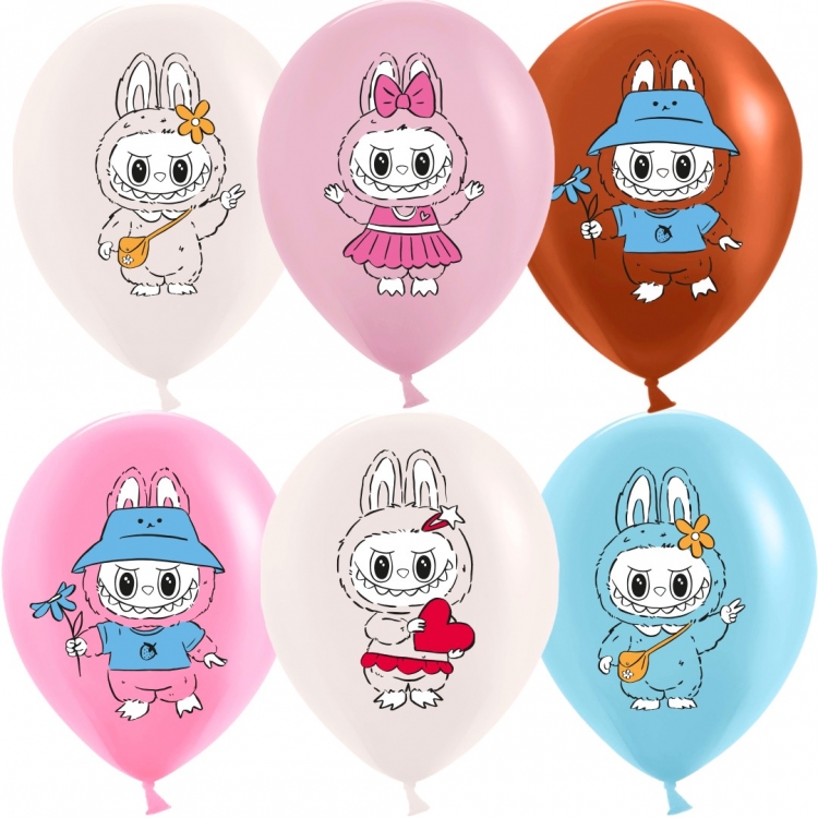 Шар Плюшевые эльфы, Милые друзья Пастель, Ассорти 1 ст