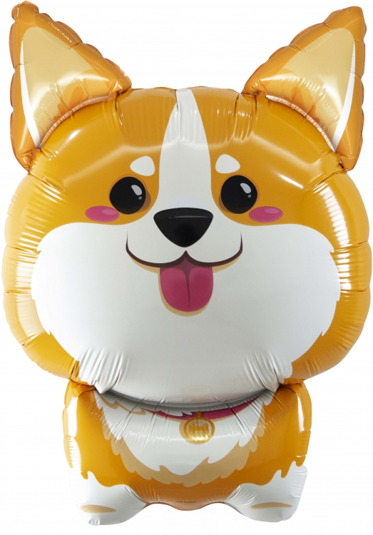 Шар Мини-фигура Корги с клапаном (в упаковке) 